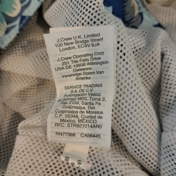 J. Crew Flex Swimwear Men's 38x9 Swim Trunks Style #L6547 - Picture 8 of 15